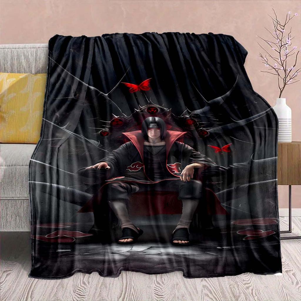Naruto Anime Flanelová deka - Měkká teplá ideální na pohovku, do postele, na kempování, cestování, do kanceláře, domácí dekorace -QJY