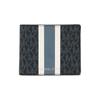 MICHAEL KORS Coated Canvas Wallet Mens Blue 36H1LGFF1B-ADMIRAL