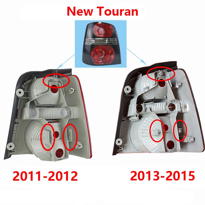 Car Rear Left Right Tail Light Lamp Housing NO Bulbs Tail Light Circuit Board Wire For Volkswagen Touran 2008-2015