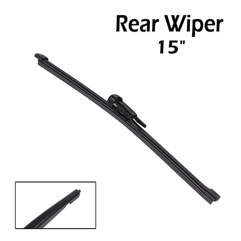 Wiper Front Rear Wiper Blades Set For Mercedes-Benz Vito Viano W639 2011 2012 2013 2014 Windshield Windscreen 28"26"15"