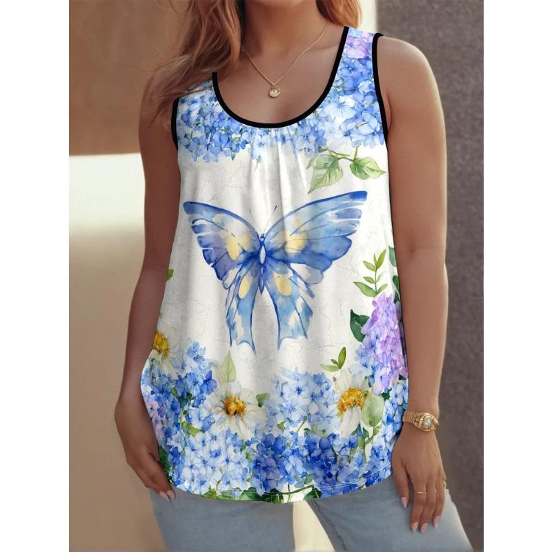 Women's Sleeveless Vest Creative Colorful Fashionable Loose Soft Leisure Summer Oversized Vest