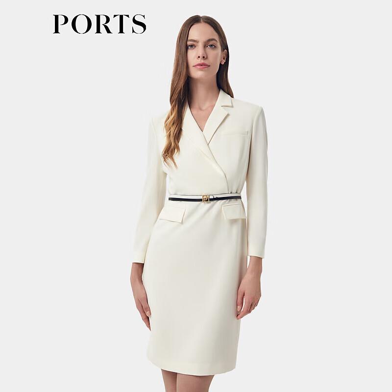 

PORTS Women s Early Spring Belted Blazer Dress M