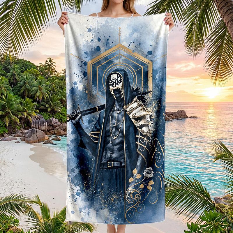 Large Beach Towel Quick Dry Absorbent Towel For Beach IndoorSleep Token