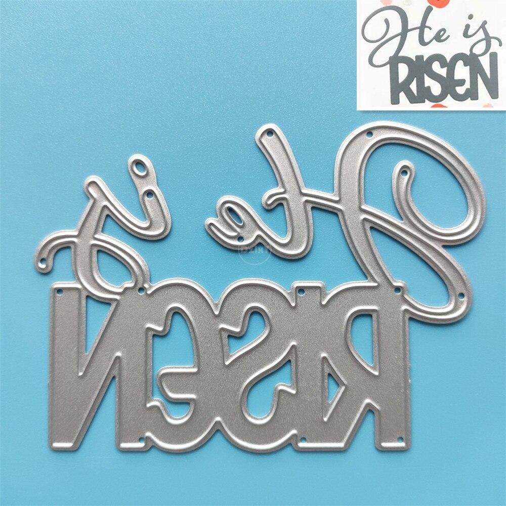 2021 New English Sentence Metal Cutting Dies DIY Scrapbooking Embossing