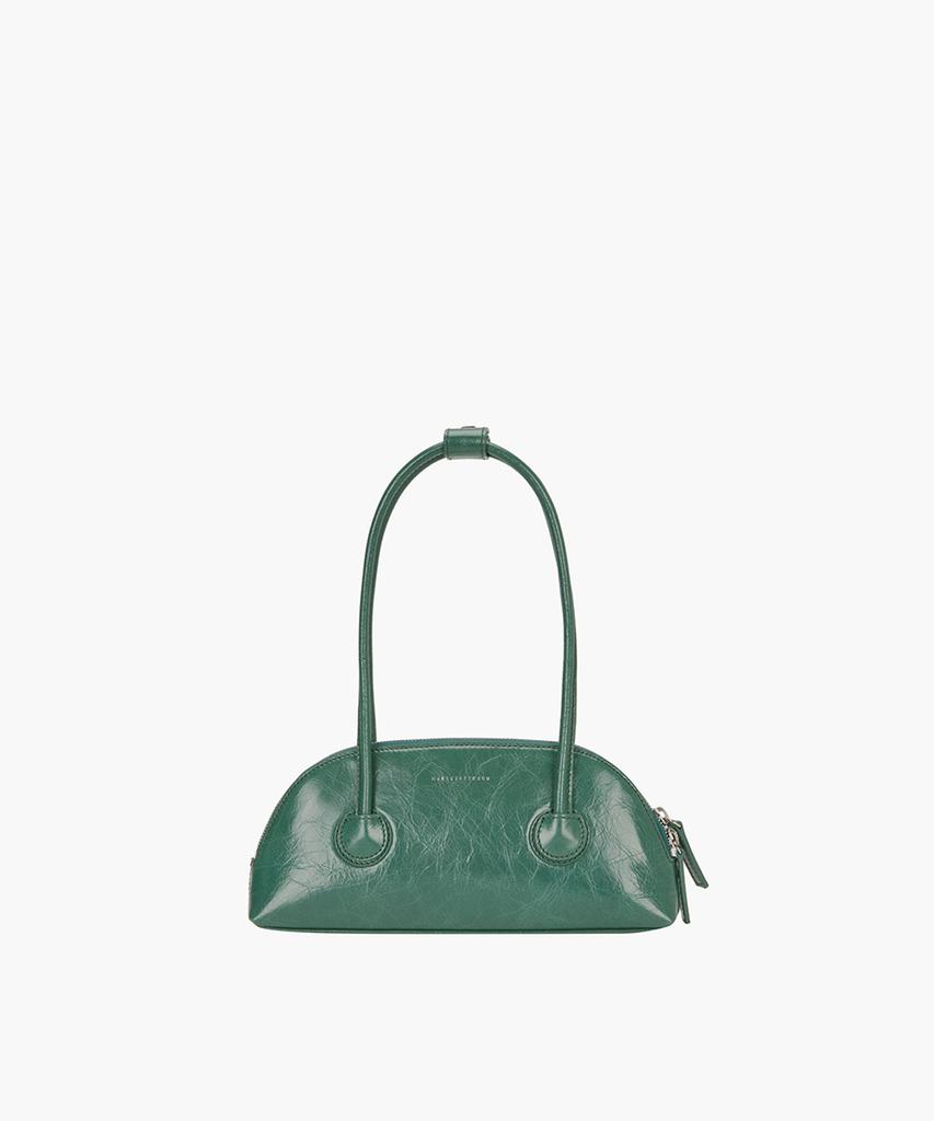 Margesherwood Bessette Shoulder_Hunter Green Crinkle