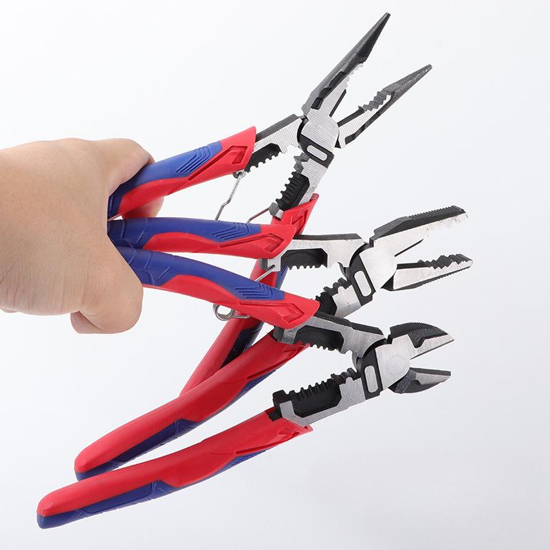 8inch Multifunctional Universal Diagonal Pliers Needle Nose Pliers Hardware Tools Universal Wire Cutters Electrician