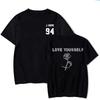Hot Sale BTS Graphic Print T-Shirt Men Women Cotton Oversizd Short Sleeved Streetwear Y2k Harajuku Female Male Clothing Summer New Tee
