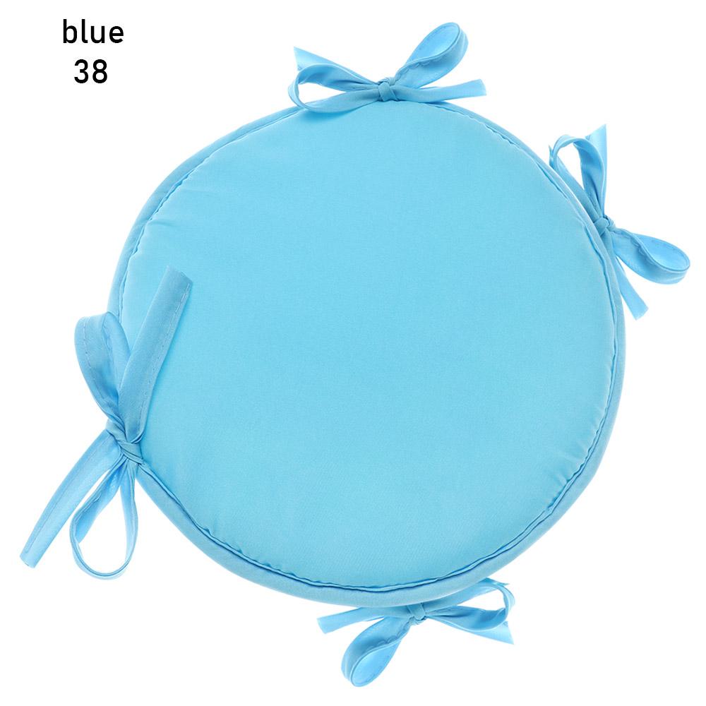 Solid Color Removable Round Kitchen Office Dining Sofa Car Seat Cushion Chair Pads