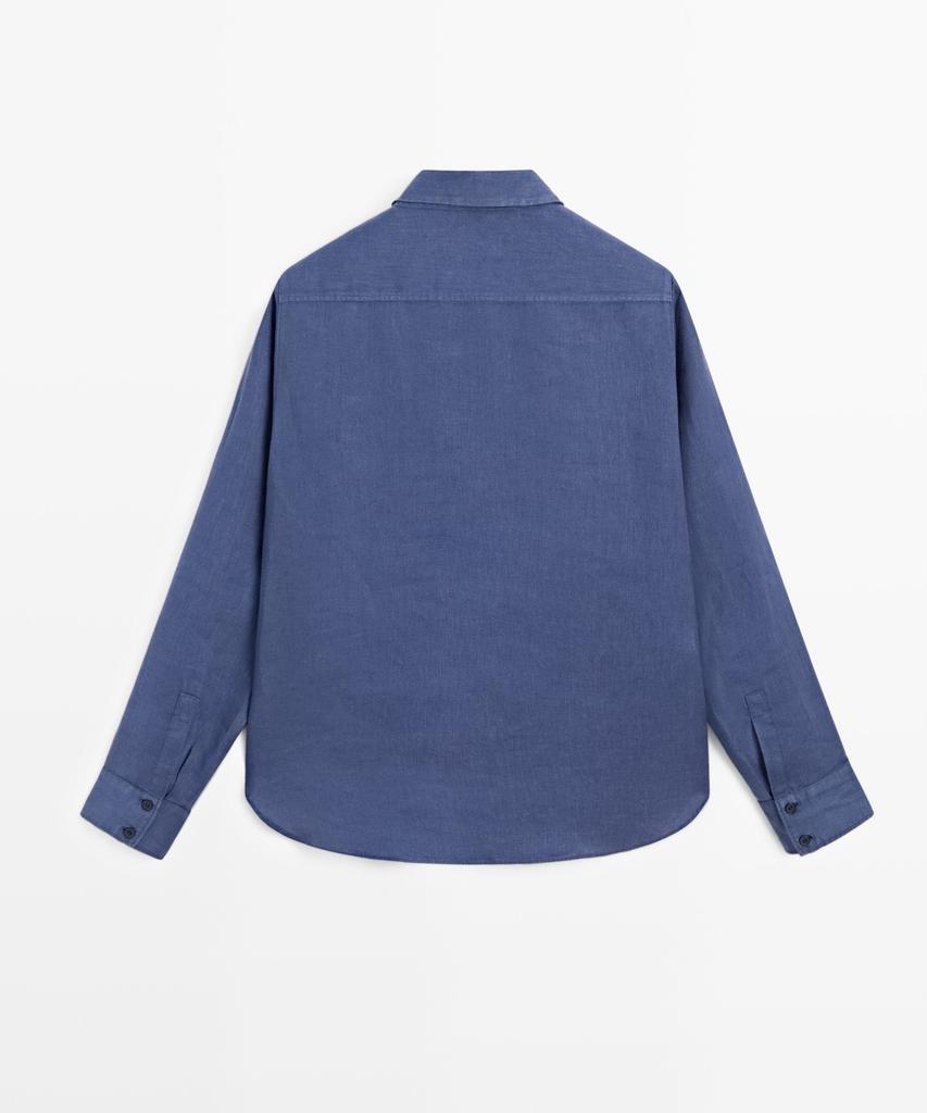 Masimodutti 100% Linen Loose Fit Shirt