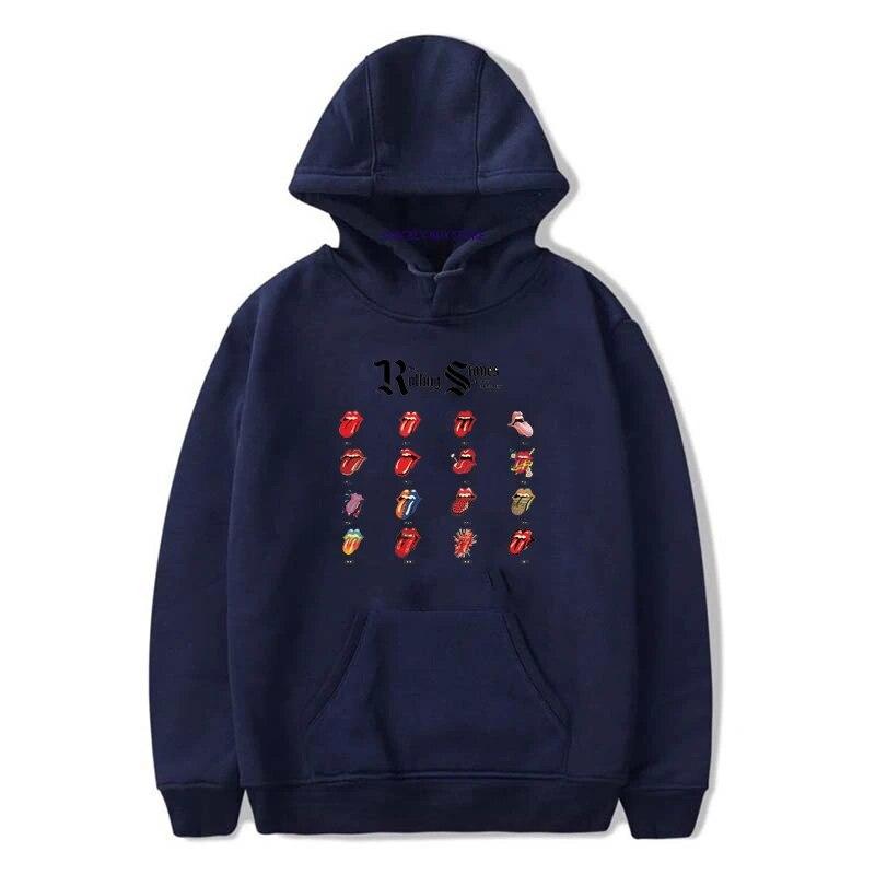 Rolling Stones Theme Essentials Mikina s kapucí s kapucí pro Unisex Mikina s kapucí Unisex oblečení Novinka v mikinách a mikinách Y2k Graphic