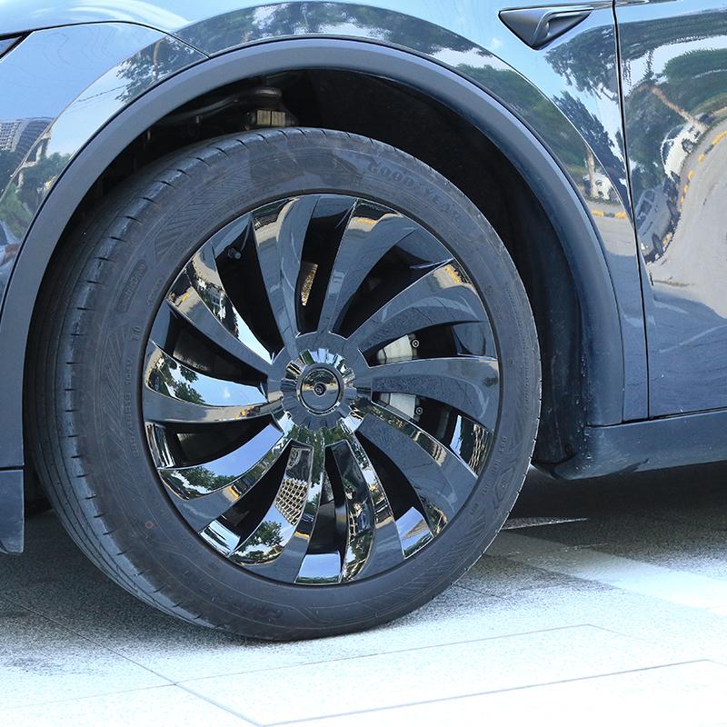 For Tesla Model Y Juniper 2025+19 inch Wheel Cover High Performance Wheel Cover Replacement Wheel Cover Decorative Accessories