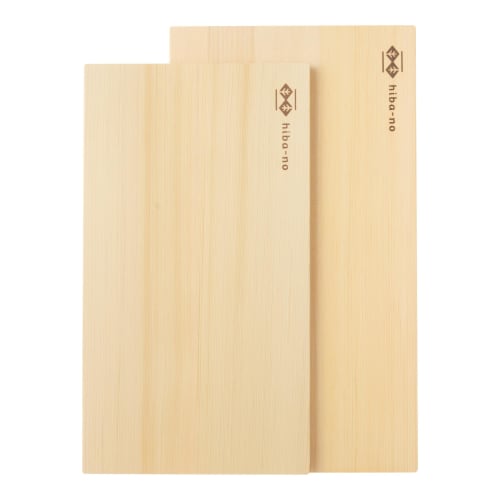Umezawa Woodcraft Co., Ltd. Aomori Hiba Cutting Board, 40 X 22 X 1.5 Cm