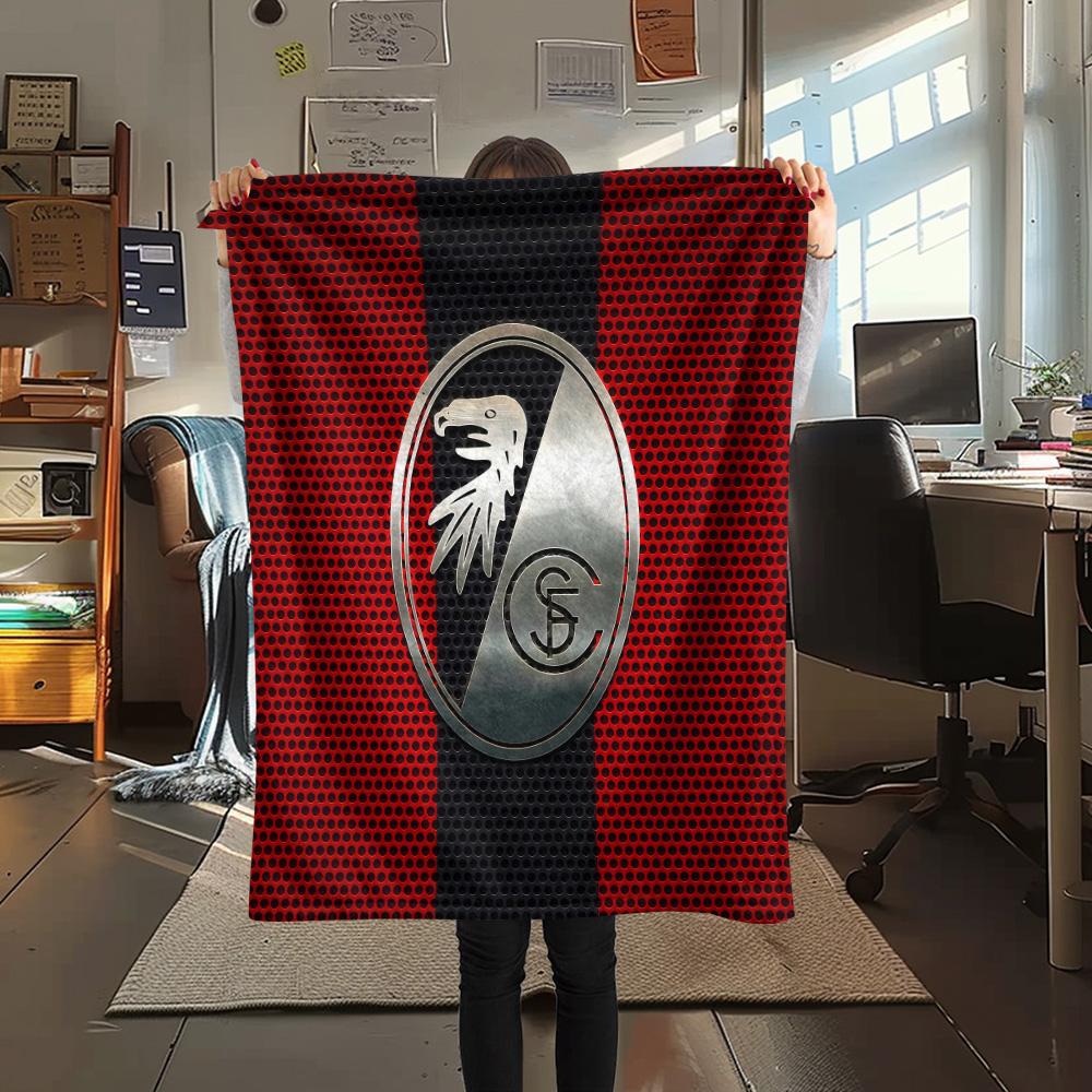 SC Freiburg Flannel Blanket, High Quality Comfortable for All Seasons, Home Decor, Warmth and Comfort