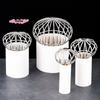 S-1Pc Strainer Garden Landscaping Floor Drain Gutter Guard 304 Stainless Steel Mesh Cover Stops Leaves Seeds Debris Gutter