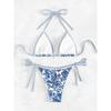 Vzvn 2026 Summer Female Swimsuit Bathers Bathing Swimming Suit Beachwear Halter String Triangle Two Piece Bikini Women Swimwear