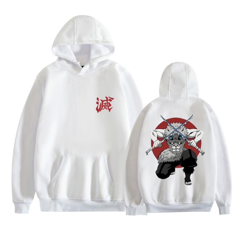 New Arrivals Couple Fashion for Fans of Demon Slayer Printed Sweatshirt Outdoor Sport Cosplay Pullovers Hoodie Cosplay Costume