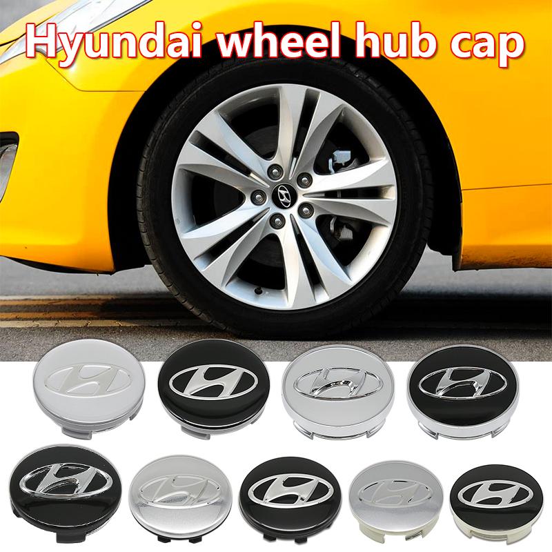 ABS 56/58/60mm 3D Znak na auto Krytky středů kol Odznaky Kryty Příslušenství Pro Hyundai I10 I20 I30 Getz Accent Elantra Santa