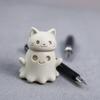3D Print Ornaments, Cat Ghost Shape, Add Halloween Atmosphere Desktop Decoration, Figurine for Home Office