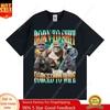 Funny Gorilla Meme T Shirts Born To Shit Forced To Wipe Y2K Aesthetic Tshirt Unisex Unisex Summer Tops High Quality Cotton Tshirts