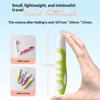 2Pcs Portable Foldable Travel Outdoor Camping Toothbrush Tooth Brush Hygiene Oral Tooth Cleaning Tools Folding Toothbrush