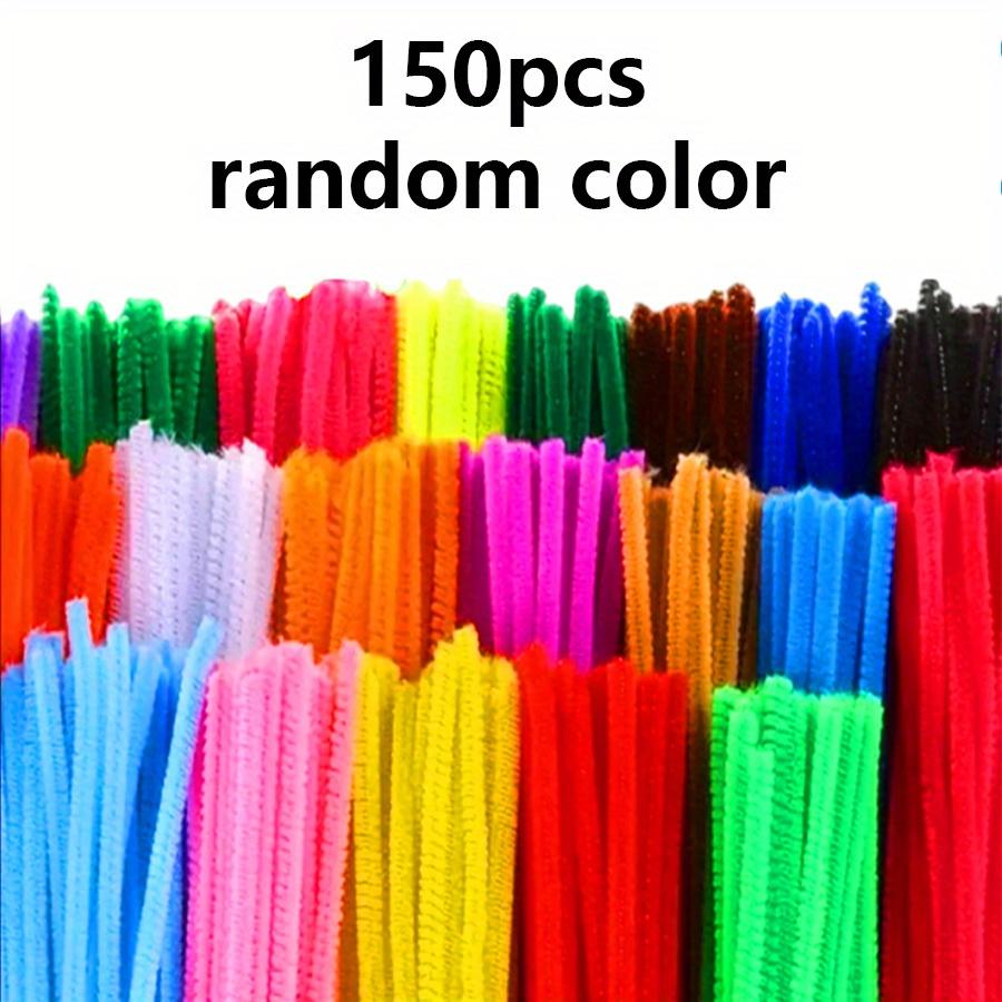 50-450pcs Pipe Cleaners Craft Supplies 11.8" Multi Random Color 30 Colors Craft Pipe Cleaners Bulk for DIY Art and Craft JXB