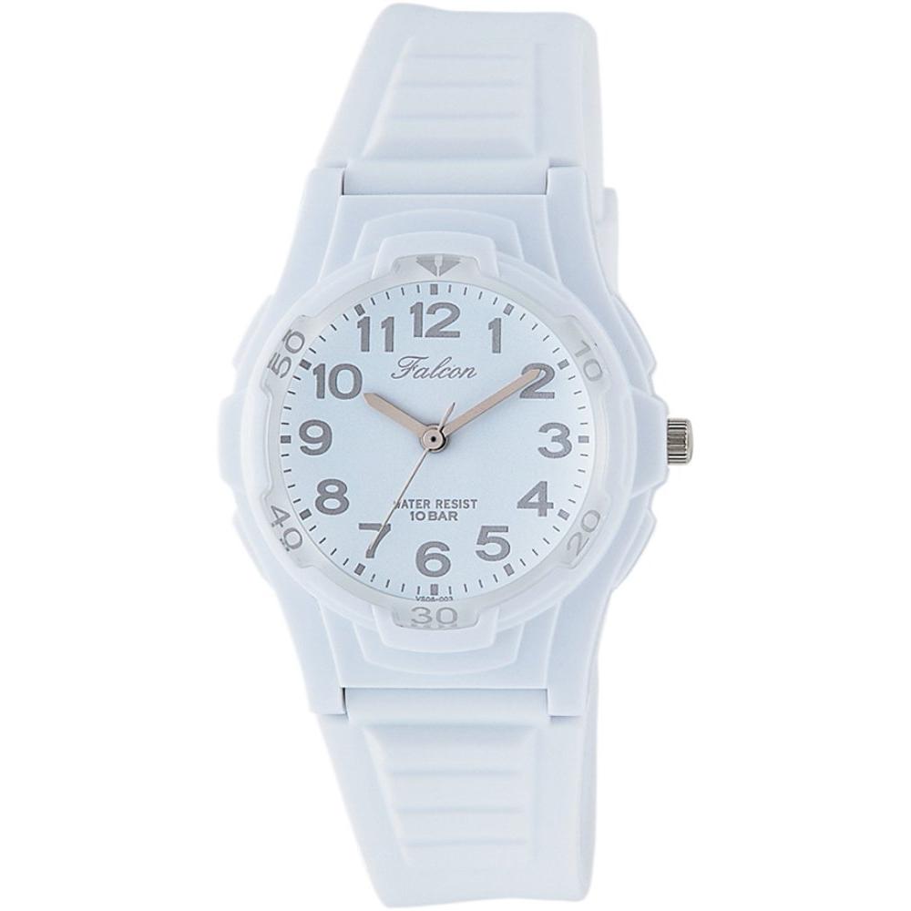 [CITIZEN Q&Q] Women s Waterproof Analog Watch VS06-003 with White Gray Urethane Band - Stylish & Durable