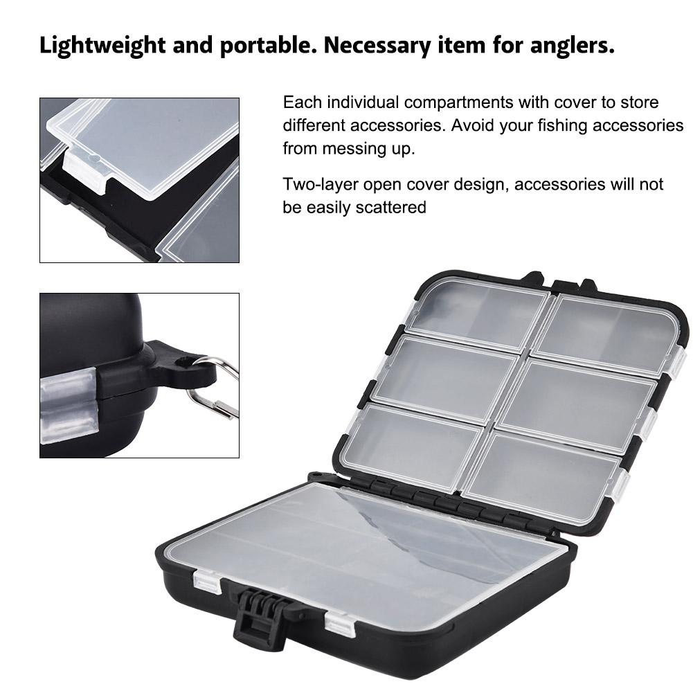 Fishing Tackle Box Hook Lures Fishing Accessories Storage Case(L)