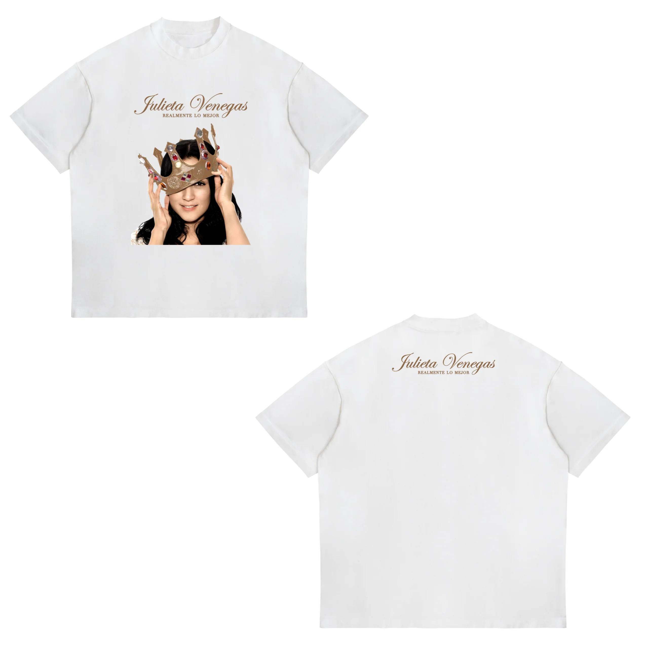 

JULIETA VENEGAS SI Album T Shirt Size S 4XL for Fans Vintage COTTON Unisex Graphic Homme Stylish Comfortable Soft Unisexs Womens S