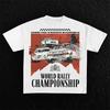Sports Car Racing Graphic Print T-shirt Men Women Loose Casual Oversized Top Streetwear Harajuku Fashion Cotton O-Neck Short Sleeved Summer New Tee