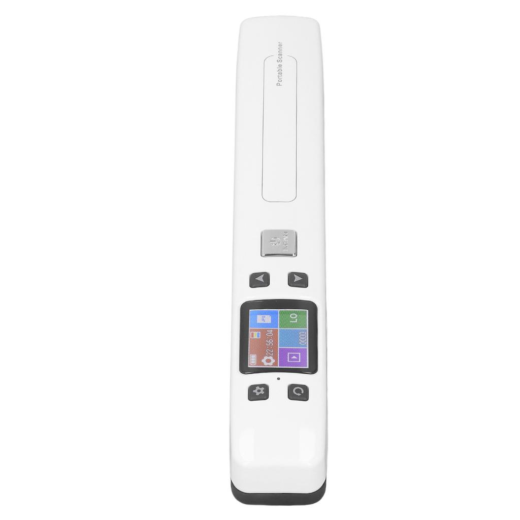 Portable Photo Scanner HD Color Screen Document Scanning Device for Home School Office Built In Battery White
