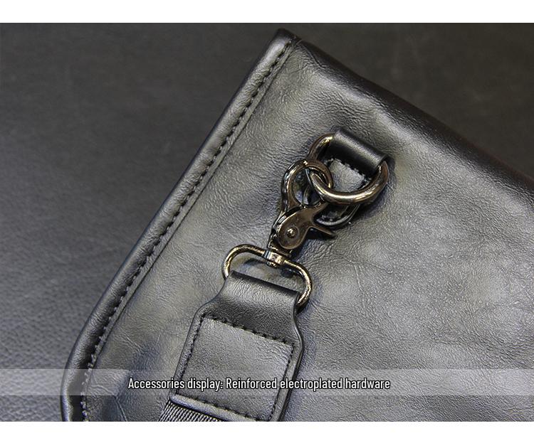 Men's Trendy Casual Shoulder Bag - New 2021 Fashionable Messenger Square Bag for Students.