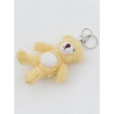 AMONG A YELLO BEAR KEYRING