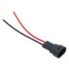 2PCS Compatible 12V Male Socket Connector Extension Wiring Copper Wiring Socket Wires Wiring Harness Off-Road Lighting