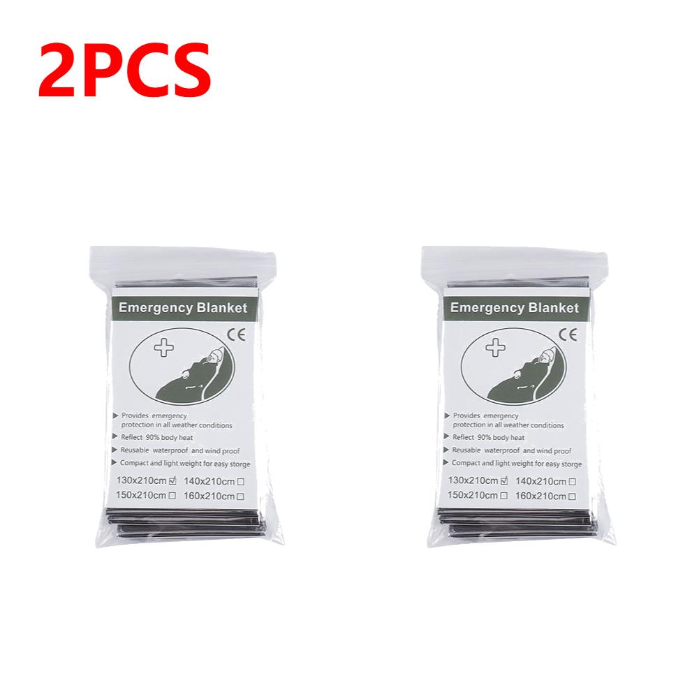 1-20 шт. Аварийное термоодеяло из майларовой фольги Космическое одеяло Разработано для НАСА Согреватель тела Для улицы Первая помощь Кемпинг Туризм Путешествия