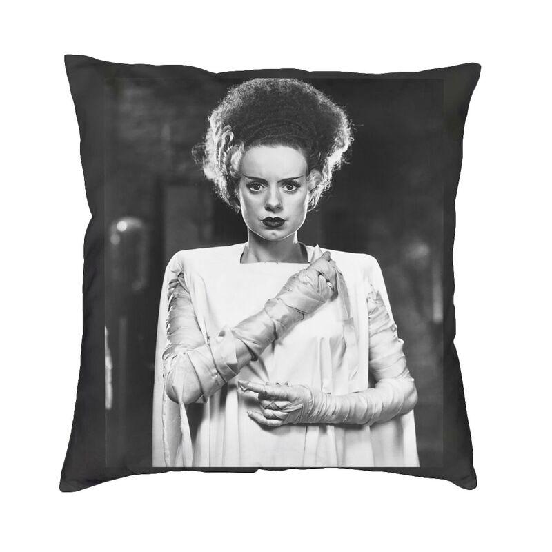 Flirtationship Bride Of Frankenstein Cushion Cover Horror Film Floor Pillow Case For Sofa Fashion Pillowcase Home Decor