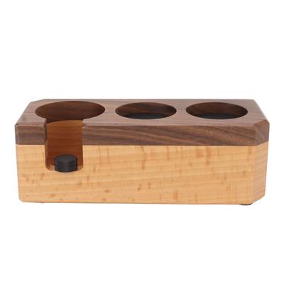 Tamping Station Thick Wood Anti Slip Mats Elegant Multifunction Tamper Holder for 51 54 58mm