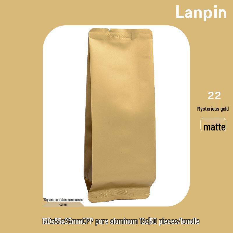 Premium Aluminum Foil Tea Bag for Yancha, Black Tea, Green Tea, Cinnamon, Da Hong Pao