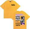 Rapper Alleh  Yorghaki La Ciudad Worid Tour 2025 Tshirt Mens Clothing Harajuku Gothic T Shirts Cotton Casual Oversized Tshirt