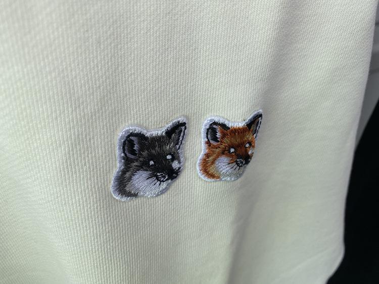 MK Fox Head Crew Neck Cotton Sweatshirt for Men and Women - Autumn/Winter Collection