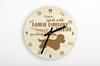 Dandie Dinmont Terrier, Hindlee Terrier - clock with dog, wooden clock with engraving, personalised clock by Art-Dog