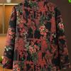 2025 Stylish Spring/Autumn Jacket for Middle-Aged and Elderly Women - Lapel Zipper Shirt Design