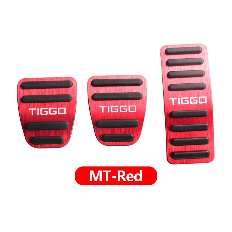 Auto Car Pedals Foot Accelerator Gas Fuel Brake Pad Plate Covers For Chery Tiggo 7 8 Pro Plus 2016- 2022 2023