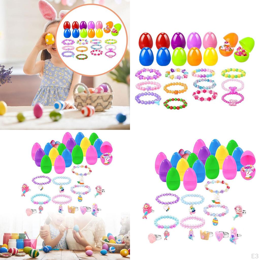 Easter Basket Stuffers Gifts Prefilled Eggs for Party Favors Children