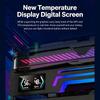 ARGB Syncs Graphics Card Holder With Temperature Display And Adjustable Support For Heavy GPUs Like 40 Series
