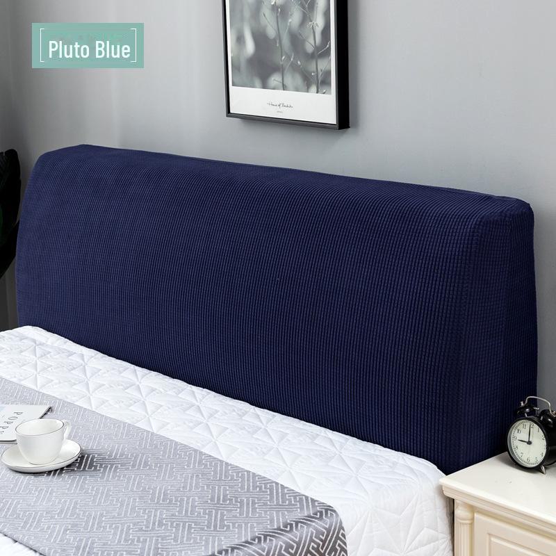 European-Style Elastic Dust-Proof Bed Head Cover – Universal Fit, Soft Protective Cover for Wooden Bed Headboards
