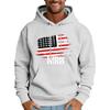 Casual Letter Print Men's Loose Hoodie