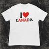 Μπλούζα I Love Canada, Μπλούζα με Βωμολοχίες, Προσβλητικό T-Shirt, Καταραμένο T-Shirt, Απειλητικό Κομμάτι, Unisex Μπλούζα για Λάτρη του Καναδά, Πατριωτική Μπλούζα, Μπλούζα ΗΠΑ
