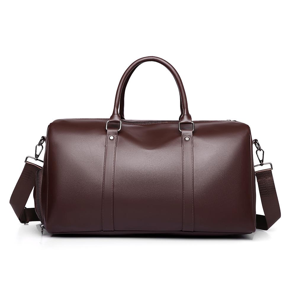 Men s Large Capacity Splash-proof Travel & Gym Bag with Wet/Dry Separation