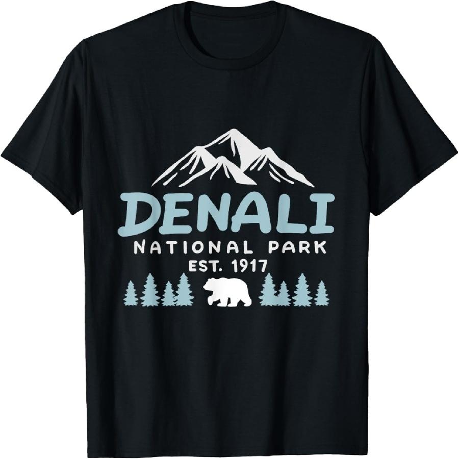 Denali National Park and Preserve Shirt Bear Apparel Denali T-Shirt