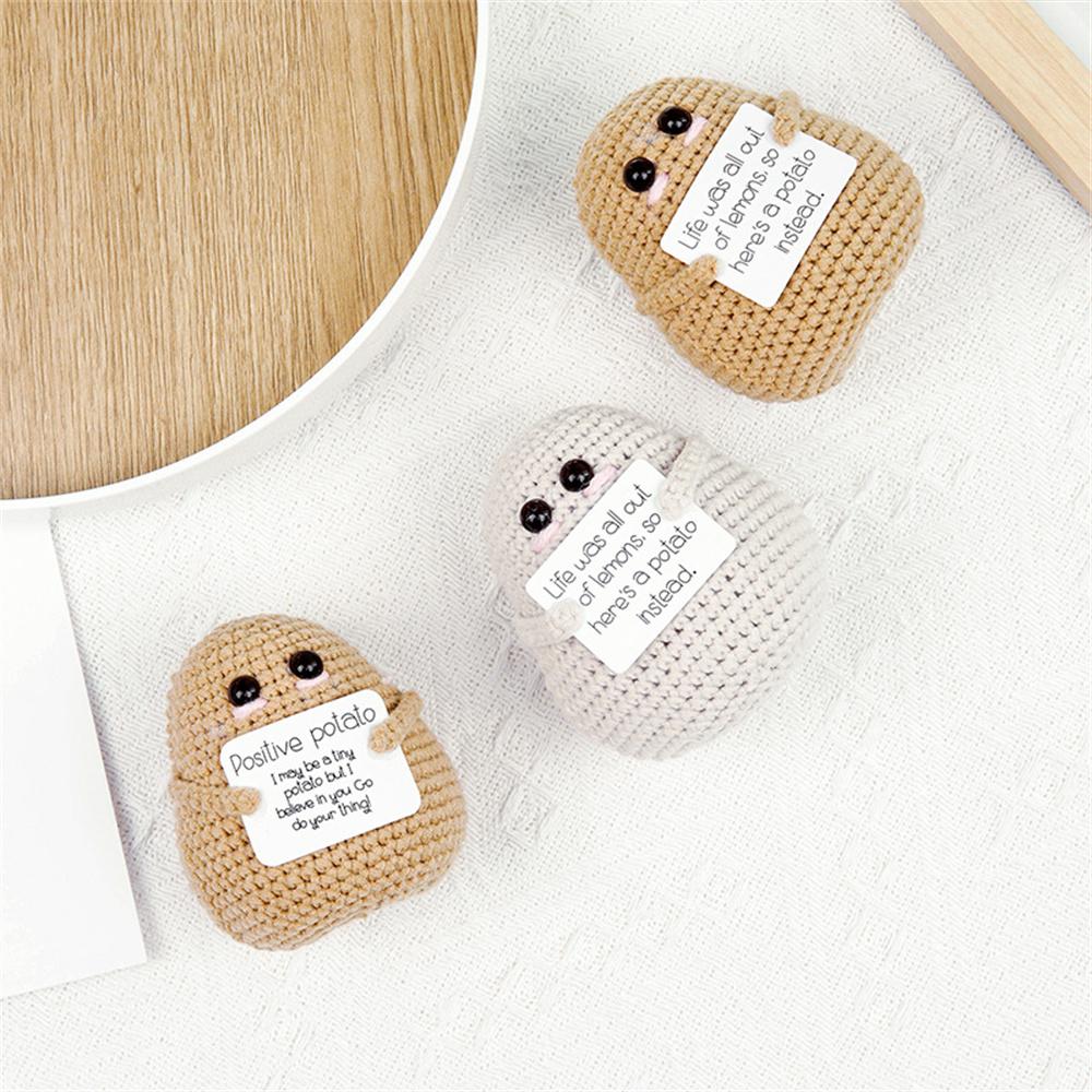 Personalized Big Butt Potato Cute Crochet Positive Potato Doll Home Room Decor Christmas Birthday Friends Party Decoration Gift